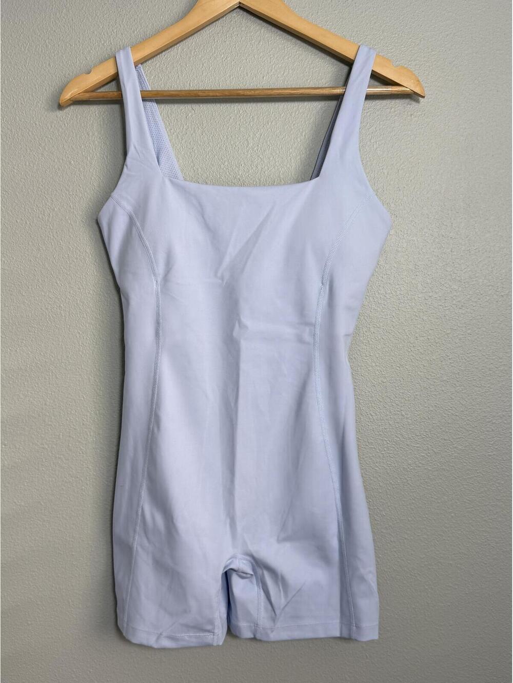 CSB Crop Shop Boutique Activluxe Square-neck Short Playsuit - NWOT - Picture 2 of 5